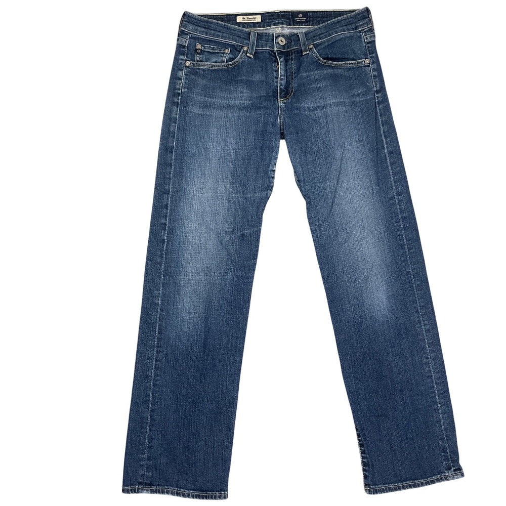 AG Adriano Goldschmied Simona Jeans Women 27R Blue Straight Leg